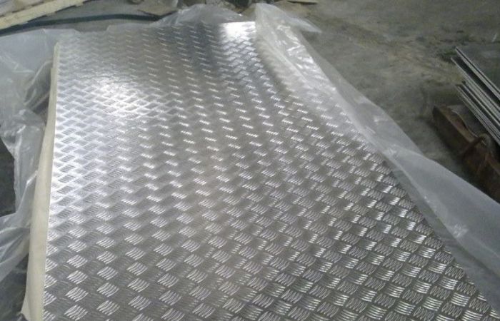 Aluminium Chequered Sheet Cladding